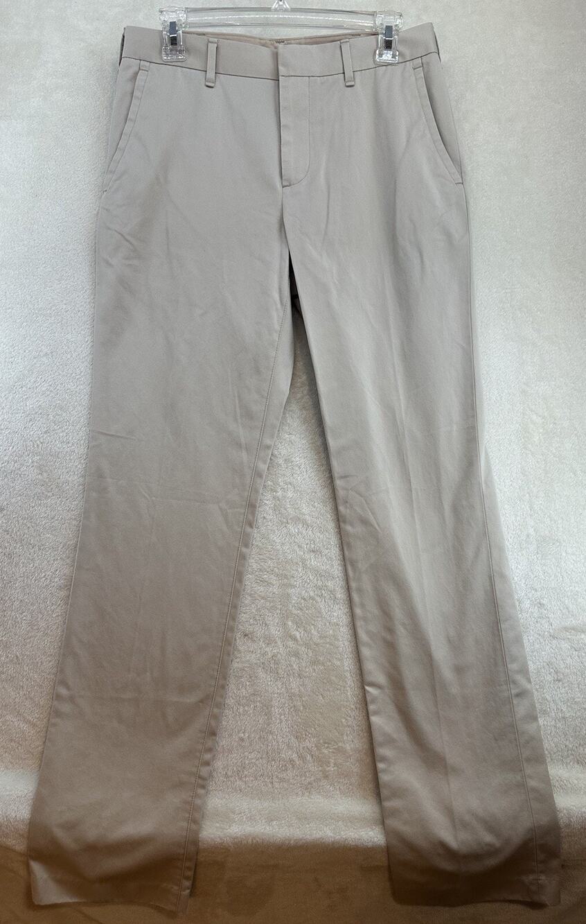 BONOBOS Straight Fit Khaki Wednesday Casual Dress Pants 30x34